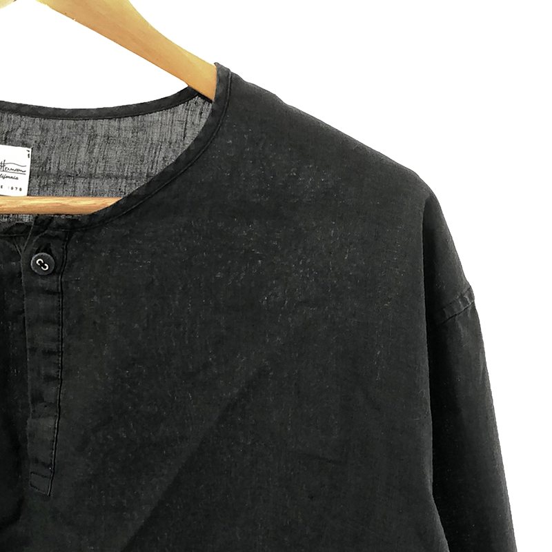 Ron Herman / ロンハーマン Herdmans Hemp Collarless Shirt / プルオーバーシャツ