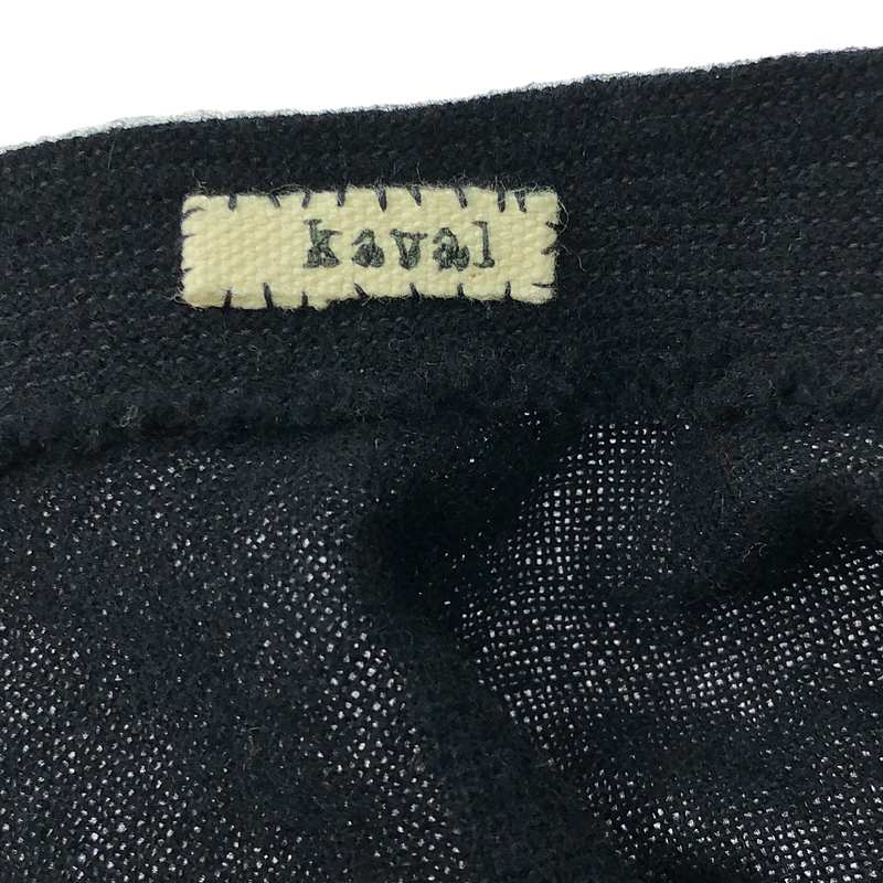 kaval / カヴァル ウール クルーネック プルオーバートップス