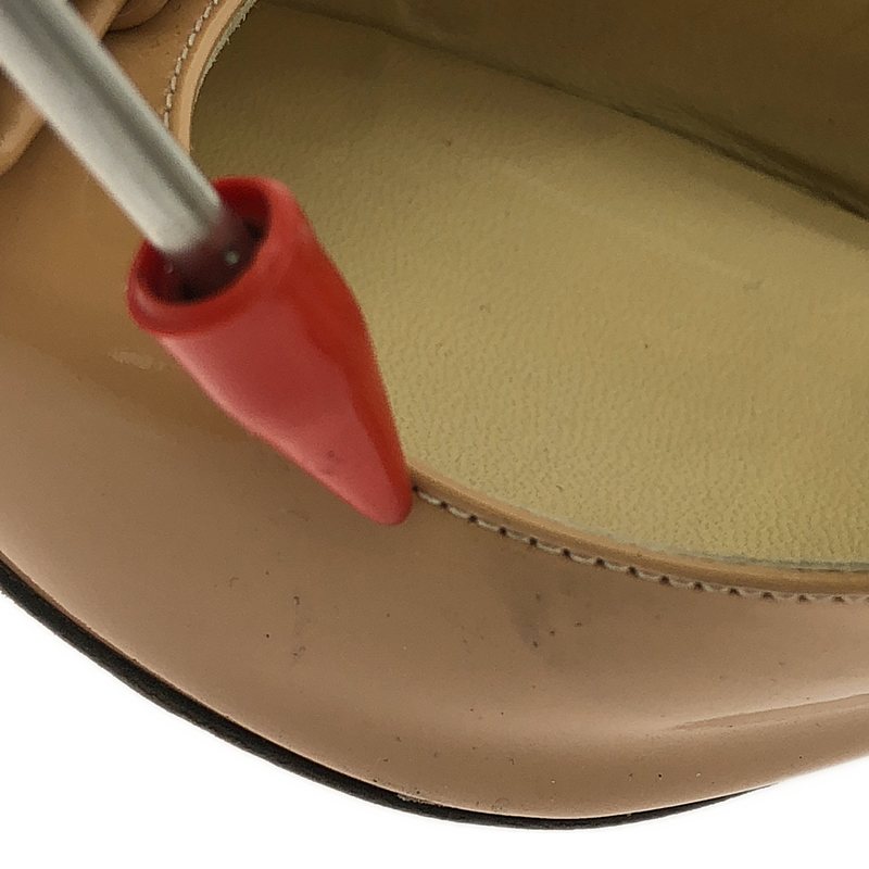 JIMMY CHOO / ジミーチュウ エナメル リボン ヒール パンプス