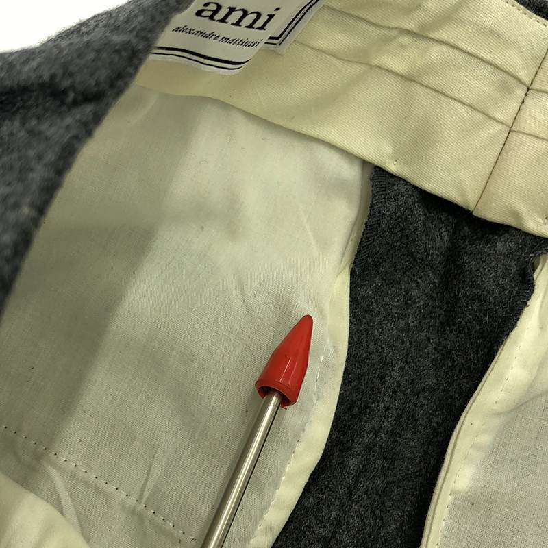 AMI Alexandre Mattiussi / アミ・アレクサンドルマテュッシ 2タック ウール スラックス