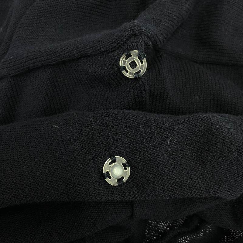 Maison Martin Margiela / メゾンマルタンマルジェラ ここのえ コットン 白タグ 袖ボタン Vネック ニット