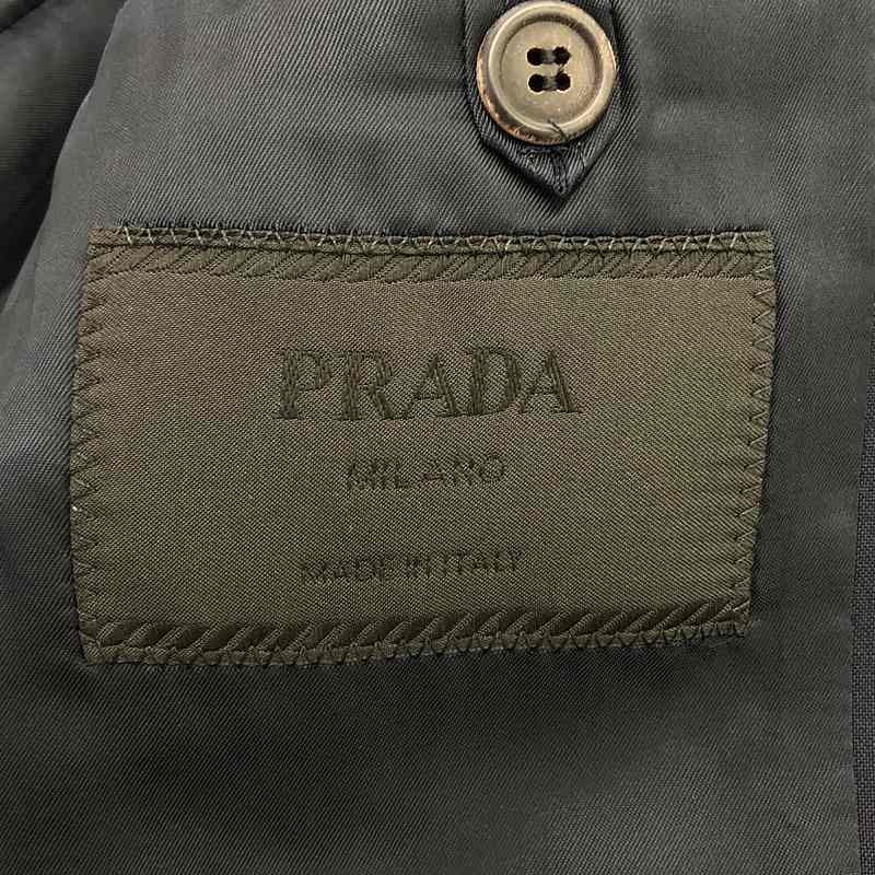 PRADA / プラダ 2B シングルブレスト テーラードジャケット スーツ / 総裏地