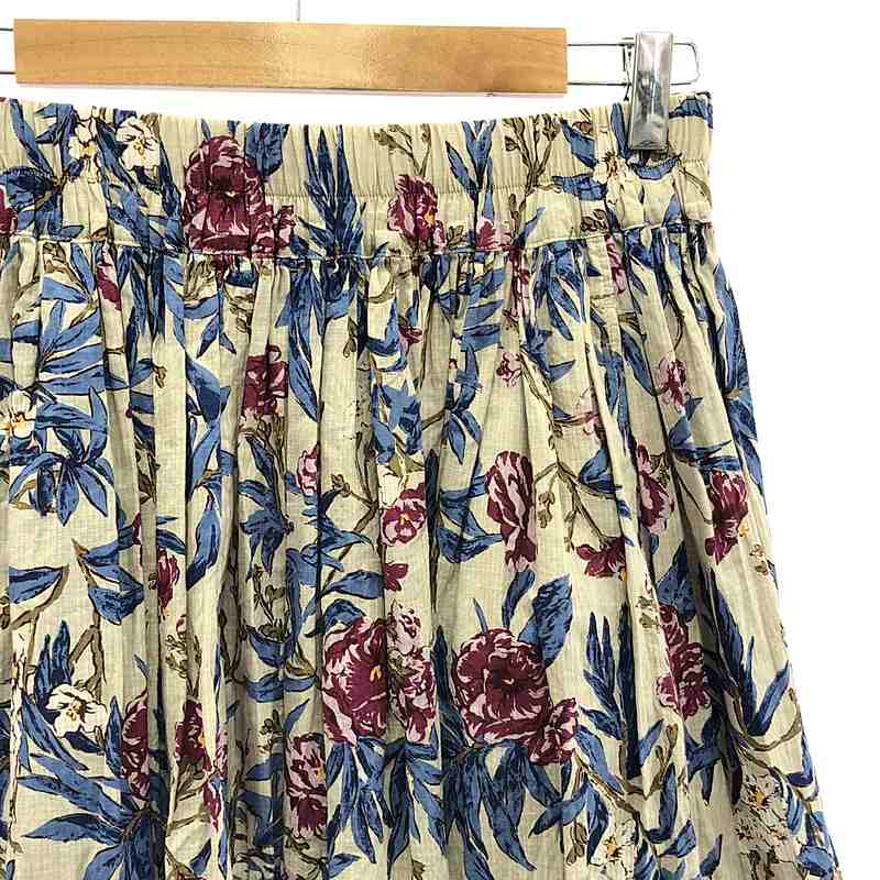 45r / フォーティファイブアール 度甘平ホウセンカプリントのイージースカート