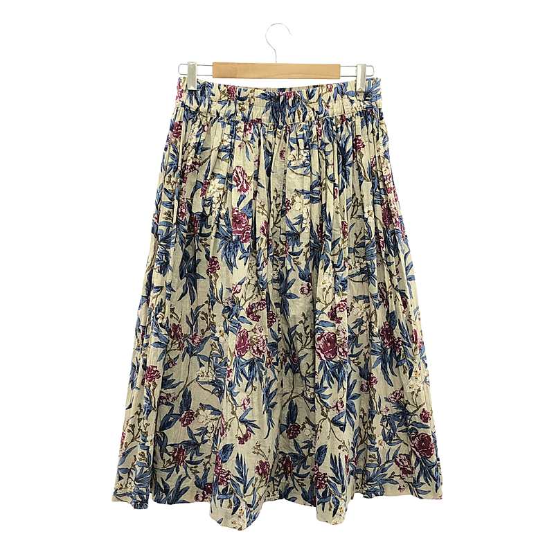 45r / フォーティファイブアール 度甘平ホウセンカプリントのイージースカート