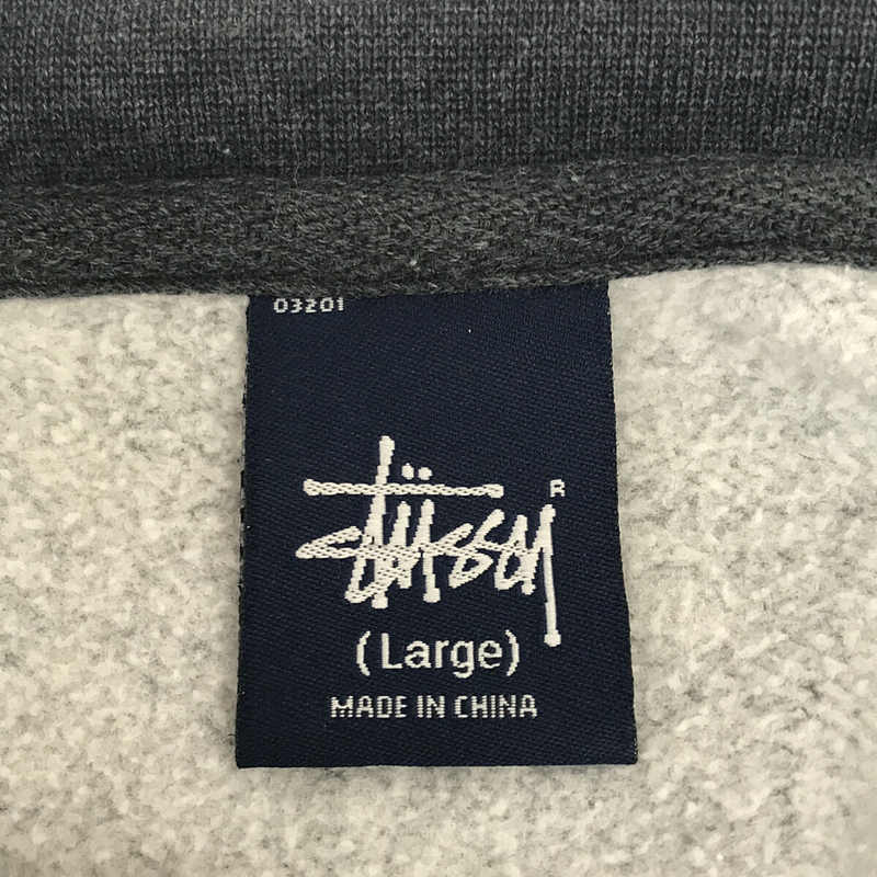 STUSSY / ステューシー 90s 〜 ヴィンテージ 紺タグ スニーカー プリント クルーネック スウェット