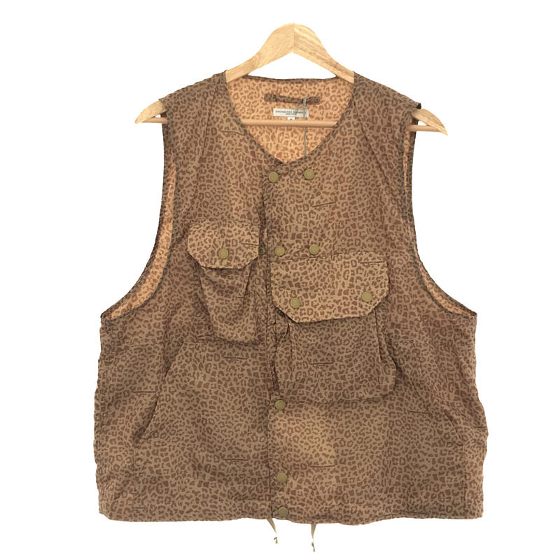 Cover Vest - Poly Leopard Print Ripstop / レオパード カバーベスト