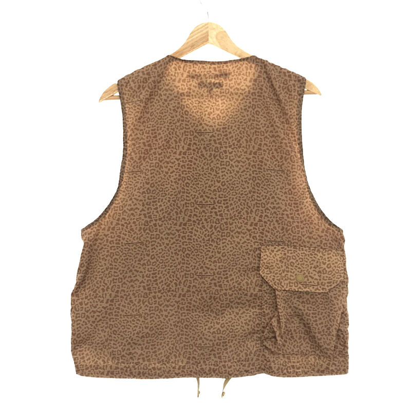 Engineered Garments / エンジニアドガーメンツ Cover Vest - Poly Leopard Print Ripstop / レオパード カバーベスト