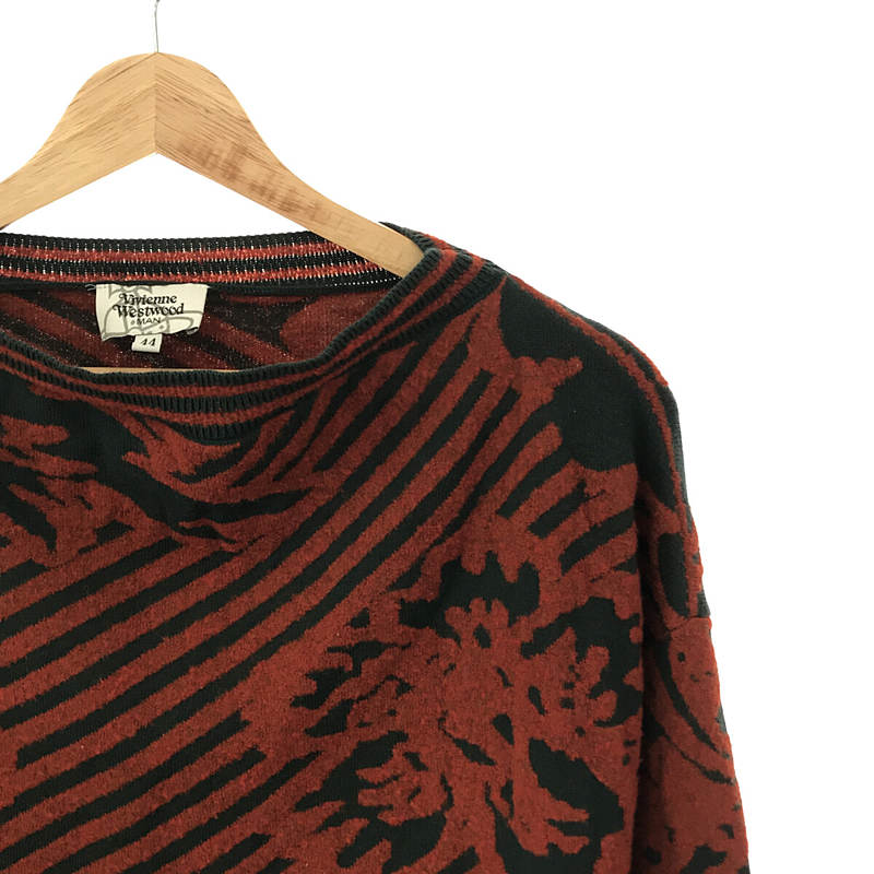 Vivienne Westwood MAN / ヴィヴィアンウエストウッドマン BROCADE FLOWER KNIT ジャガードニット