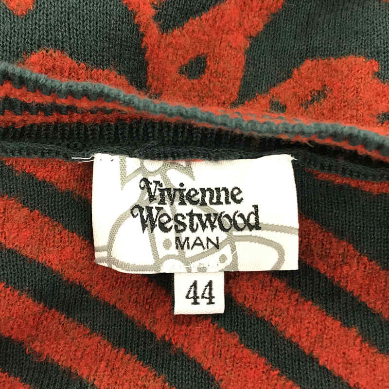 Vivienne Westwood MAN / ヴィヴィアンウエストウッドマン BROCADE FLOWER KNIT ジャガードニット