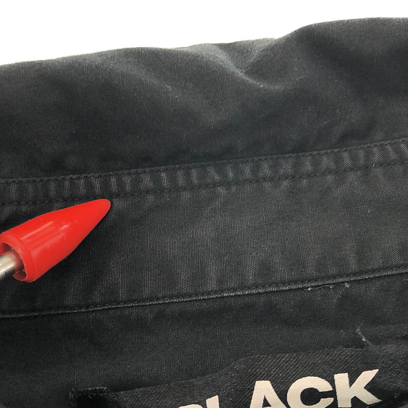 BLACK COMME des GARCONS / ブラックコムデギャルソン コットン フリルシャツ