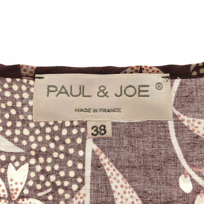 PAUL&JOE / ポールアンドジョー 総柄 ラップワンピース