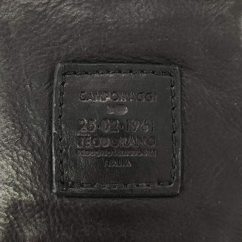 CAMPOMAGGI / カンポマッジ ラウンドジップ レザー ウォレット 財布