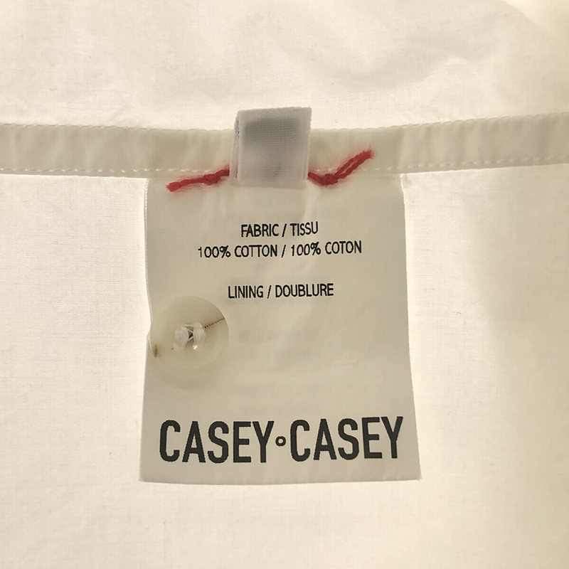 CASEY CASEY / ケーシーケーシー BIG RACCOURCIE SHIRT コットン ビッグ ラクルスィー シャツ