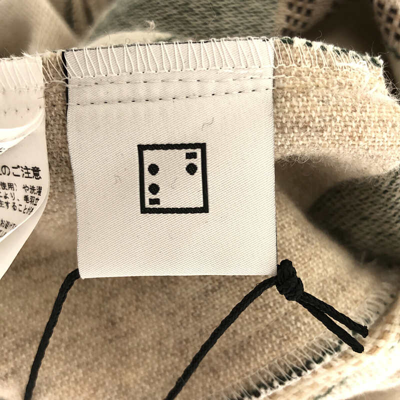 RIM.ARK / リムアーク Cotton wool linen box tops / オーバーサイズ ウール スリット トップス ワンピース