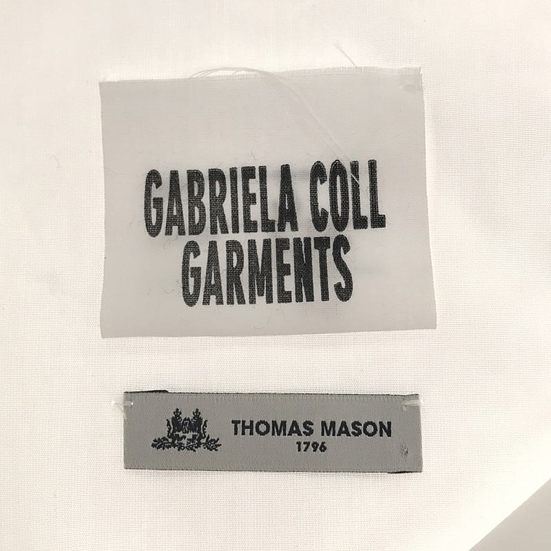 GABRIELA COLL GARMENTS / ガブリエラコールガーメンツ THOMAS MASON トーマスメイソン コットンポプリン カットオフ シャツ