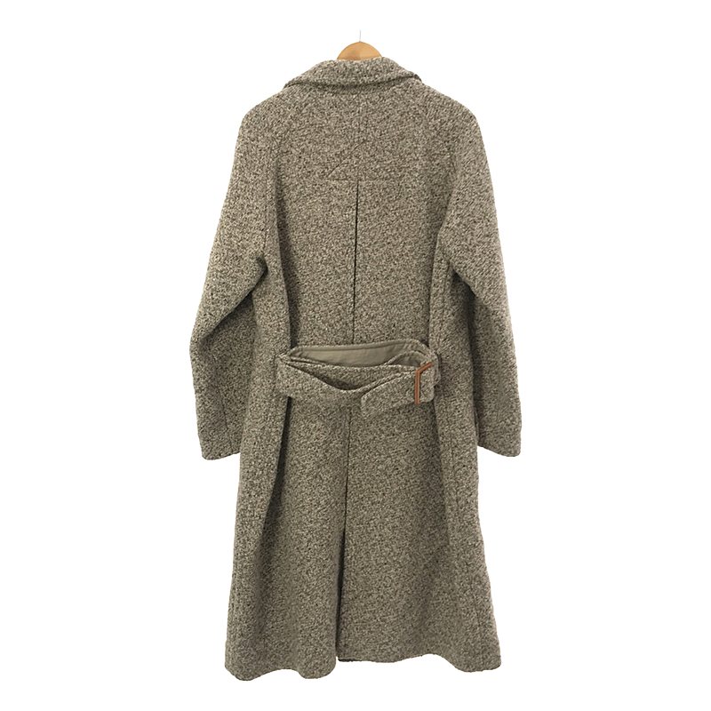 jacob tweed double coat / ジャコブ ツイード ダブル オーバーコート ...