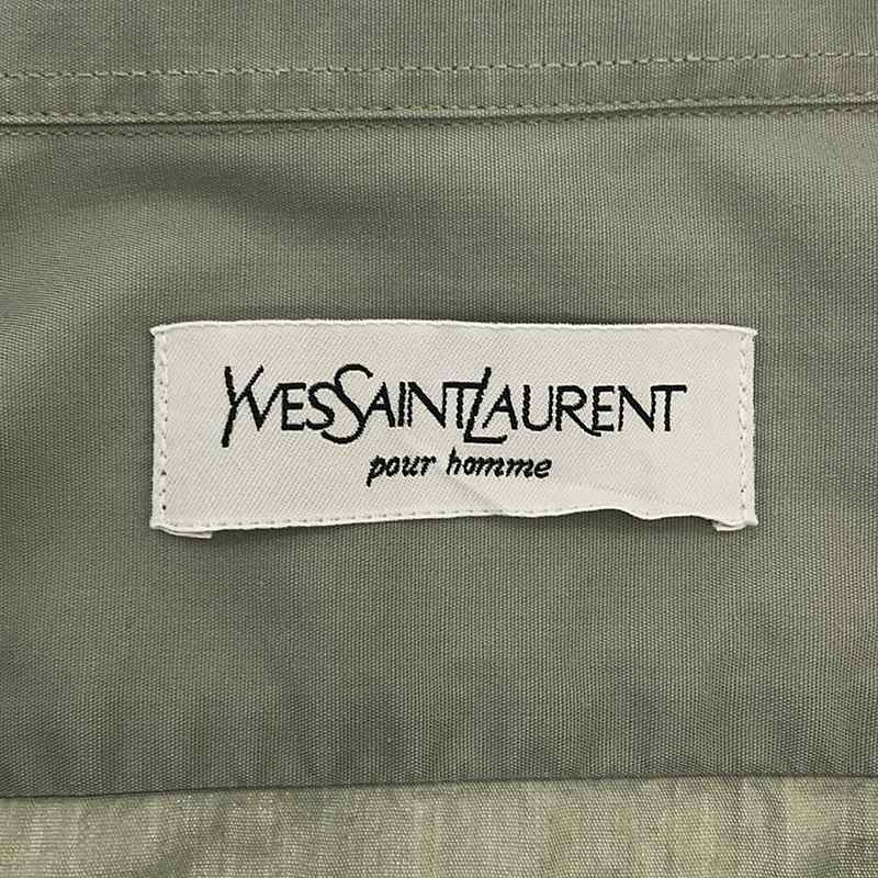 YVES SAINT LAURENT / イヴサンローラン ロゴ刺しゅう スタンダードシャツ