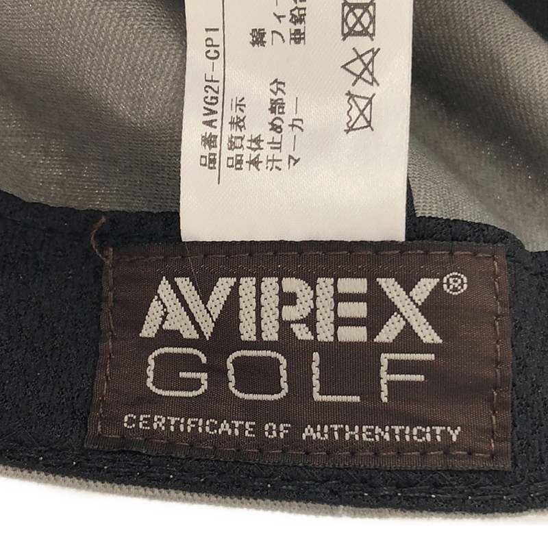 AVIREX / アヴィレックス GOLF ゴルフ ロゴ刺しゅう キャップ