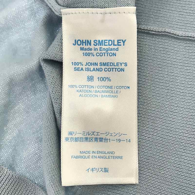 JOHN SMEDLEY / ジョンスメドレー シーアイランドコットン ハイゲージ 長袖 ニット ポロシャツ