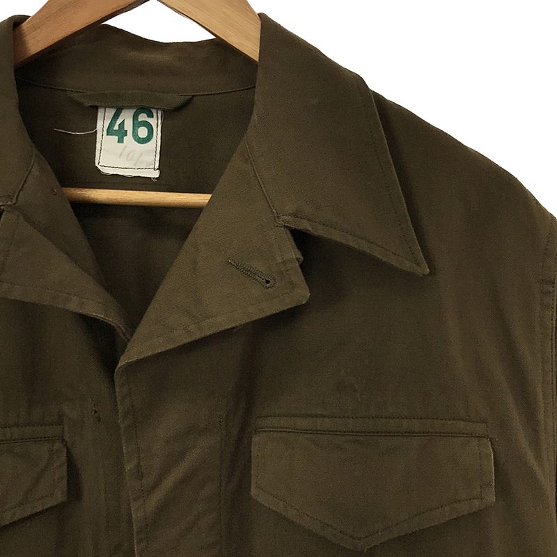 VINTAGE / ヴィンテージ古着 60s FRENCH ARMY フランス軍 M-47後期 ヘリンボーン ミリタリー フィールドジャケット