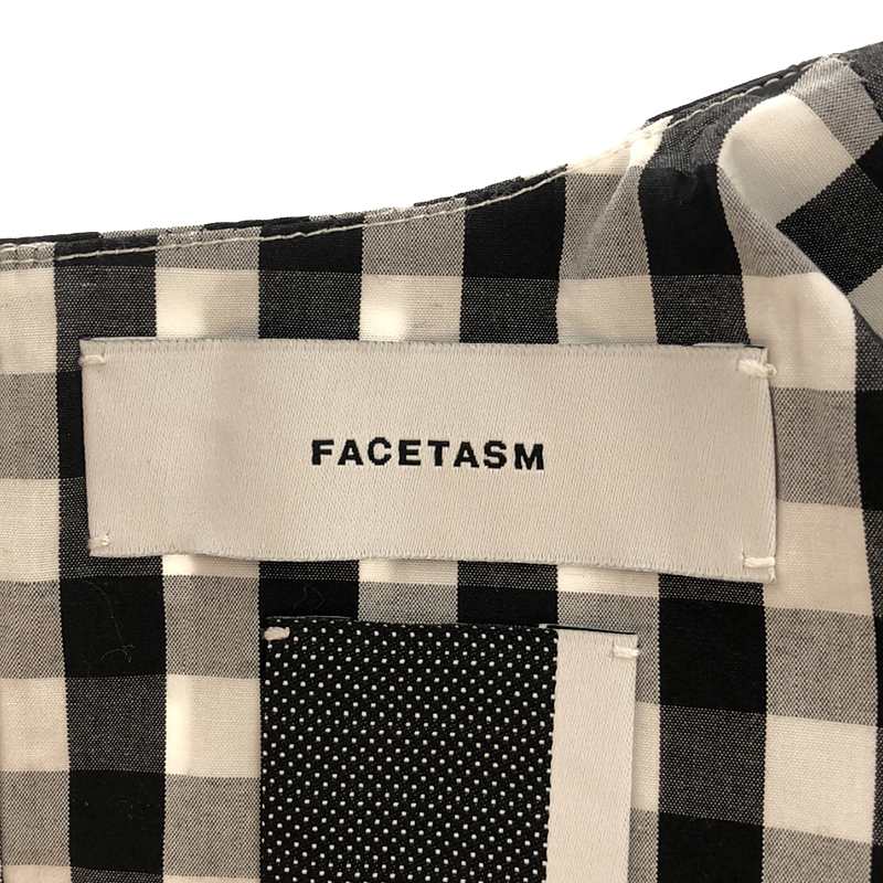 FACETASM / ファセッタズム チェック バックリボンワンピース