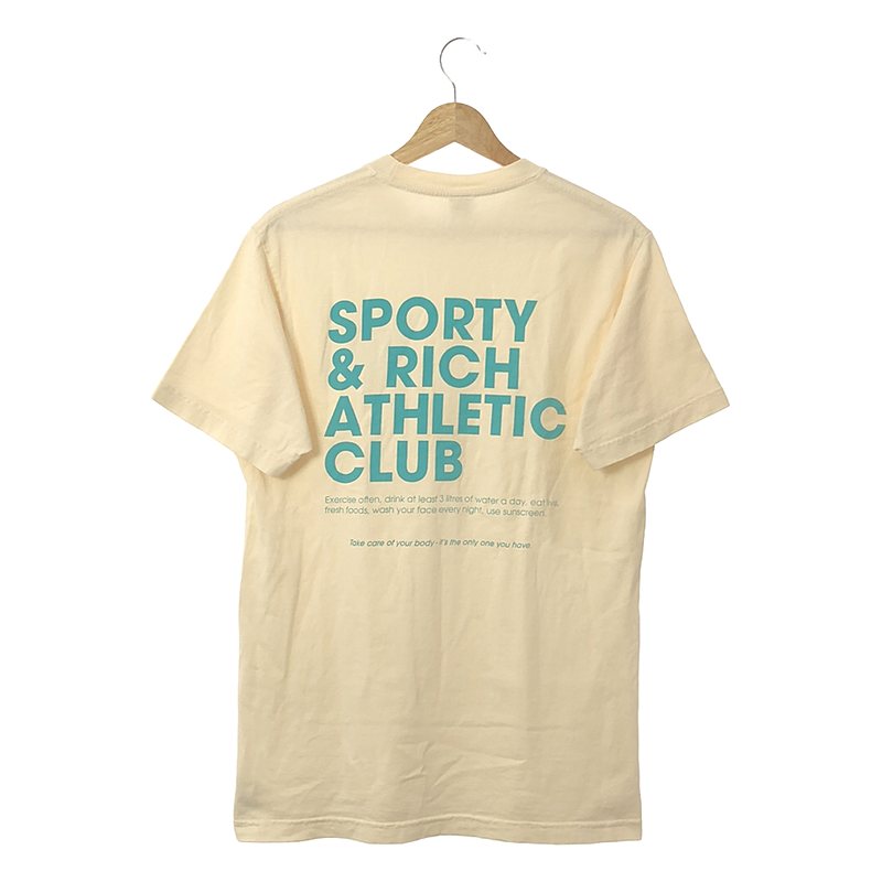 SPORTY&RICH / スポーティーアンドリッチ EXERCISE OFTEN T SHIRT Tシャツ