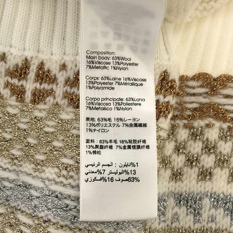 3.1 Phillip Lim / スリーワンフィリップリム Fair Isle Patchwork Turtleneck ニット