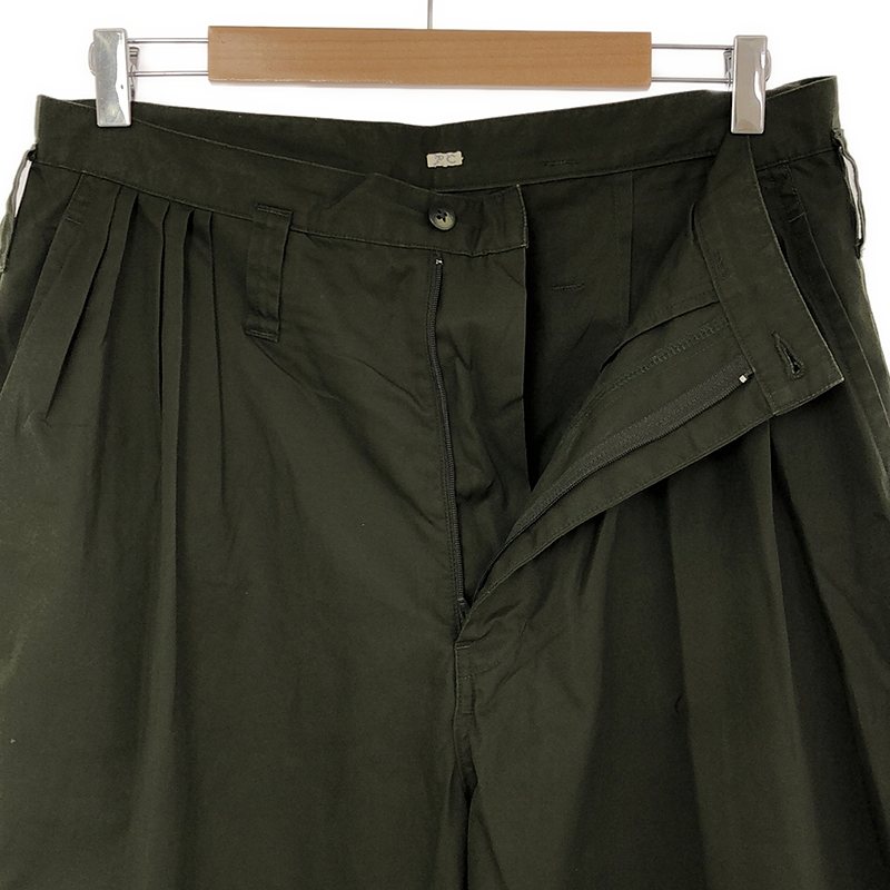 PORTER CLASSIC / ポータークラシック WEATHER BEBOP PANTS / タック ワイド ウェザービバップパンツ