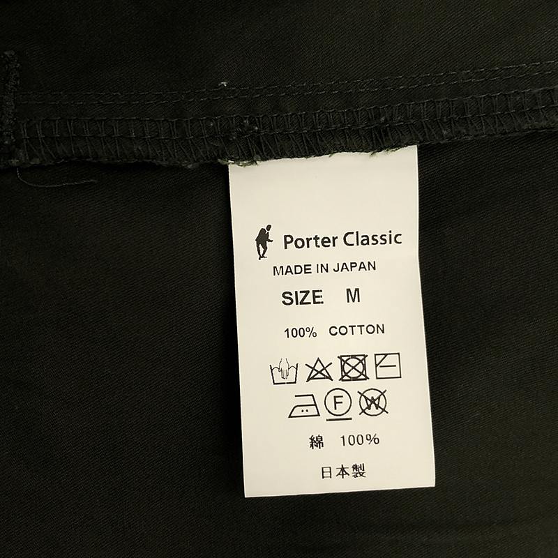 PORTER CLASSIC / ポータークラシック WEATHER BEBOP PANTS / タック ワイド ウェザービバップパンツ