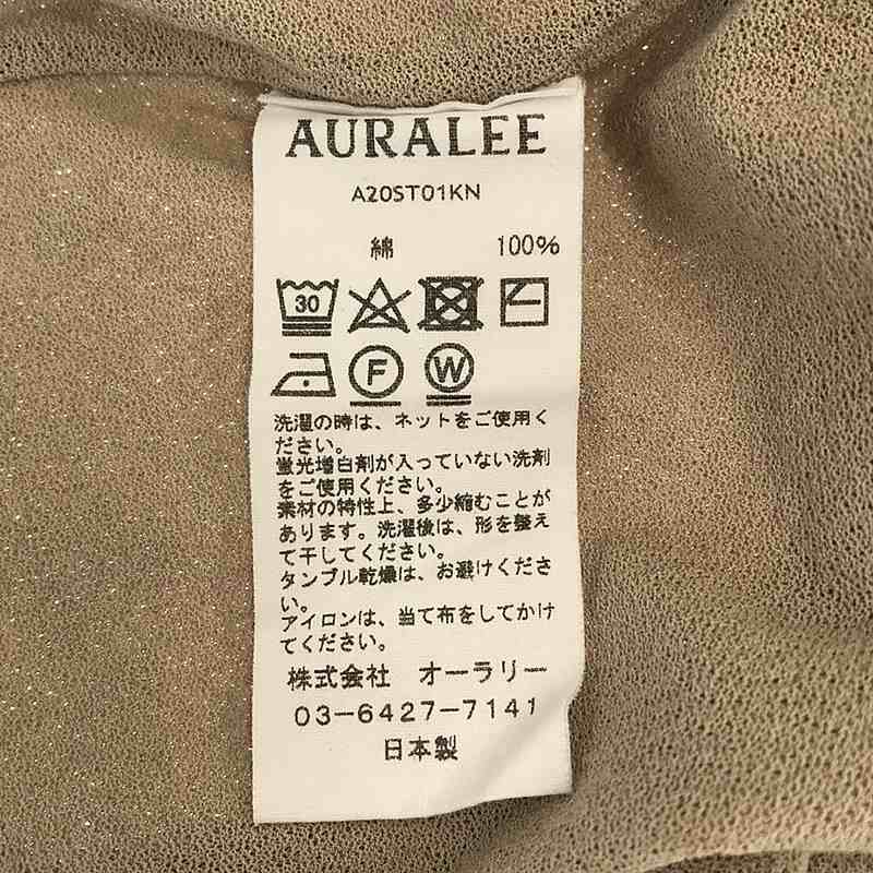 AURALEE / オーラリー HARD TWIST AMUNZEN DOUBLE CLOTH TEE Tシャツ