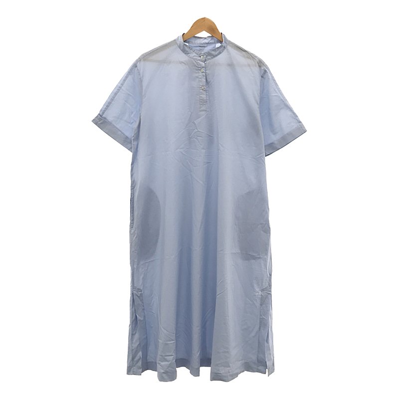 pale blue shirts one piece  ペールブルーシャツワンピース