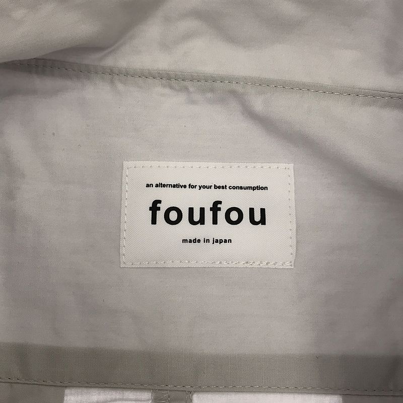 foufou / フーフー  the museum  uniform shirts「ザミュージアム」ユニフォームシャツ