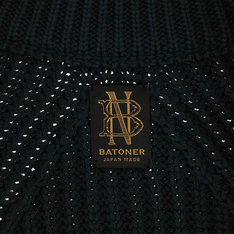 BATONER / バトナ― SIGNATURE DRIVERS KNIT シグネチャー ドライバーズ ニットカーディガン