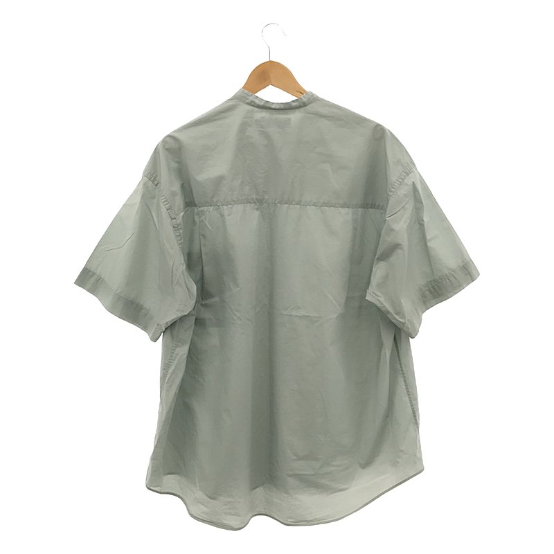 Graphpaper / グラフペーパー Broad S/S Oversized Band Collar Shirt ブロード オーバーサイズ バンドカラーシャツ