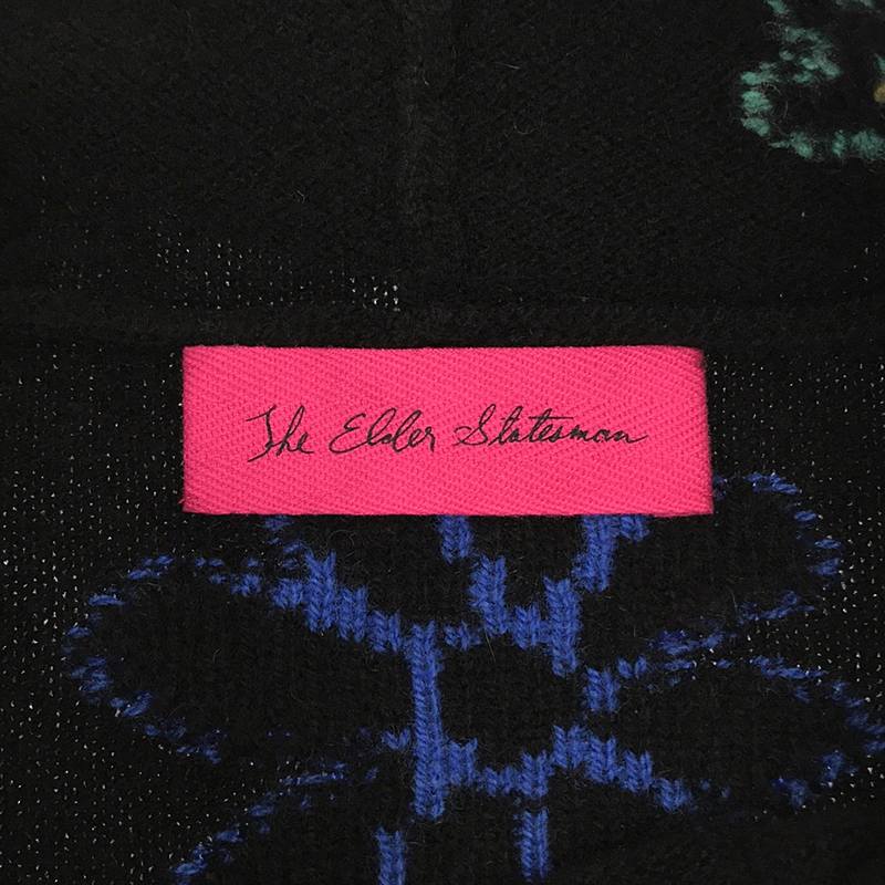 The Elder Statesman / ジエルダーステイツマン cashmere 100％ / カシミヤ フラワー ニットフーディ