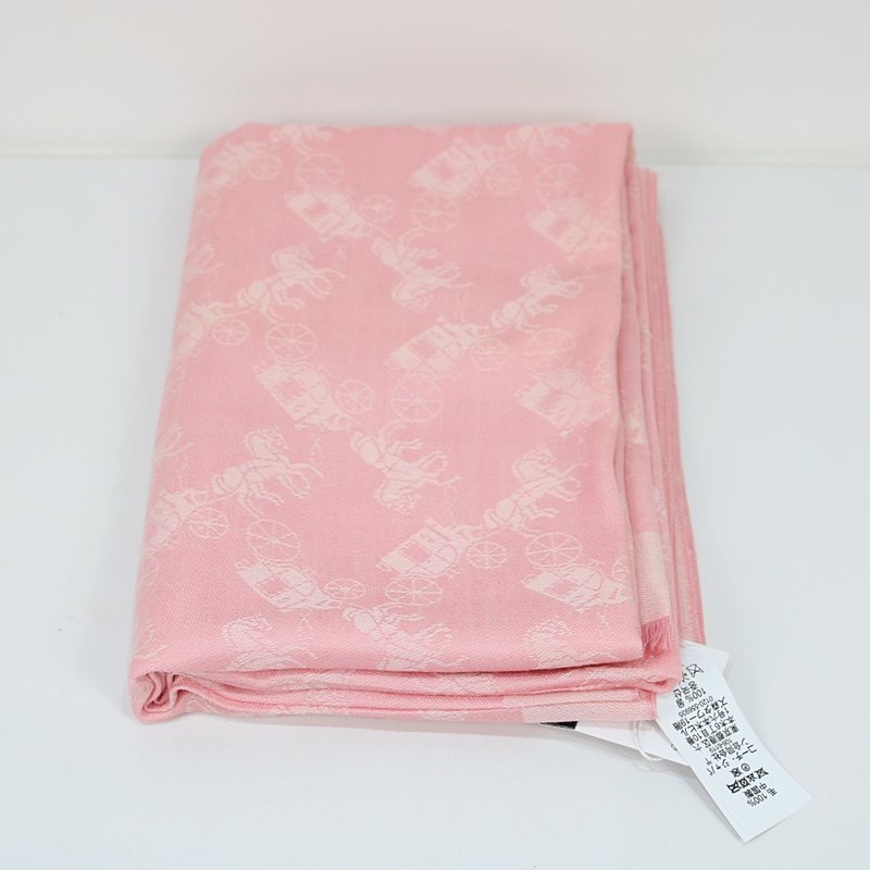 COACH / コーチ アウトレット バイカラー ホース アンド キャリッジ オブロング スカーフ