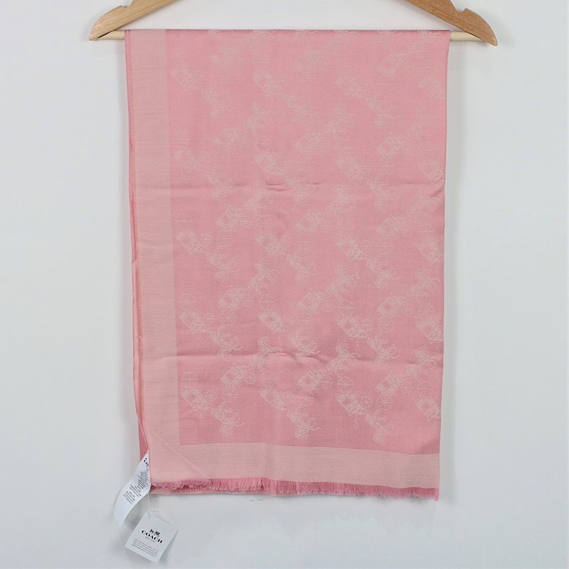 COACH / コーチ アウトレット バイカラー ホース アンド キャリッジ オブロング スカーフ