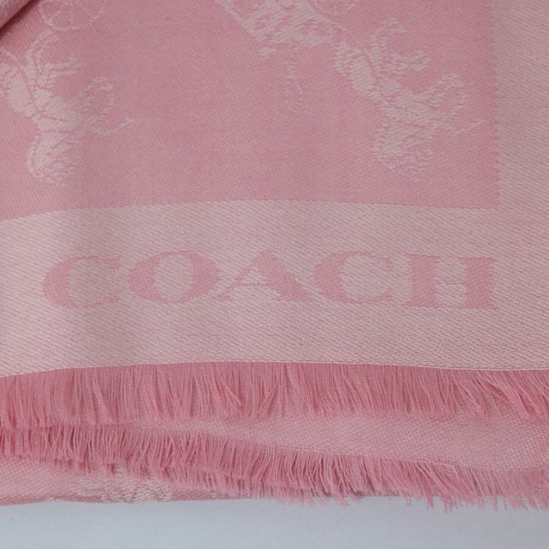 COACH / コーチ アウトレット バイカラー ホース アンド キャリッジ オブロング スカーフ