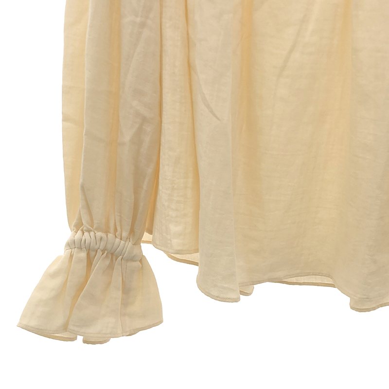 その他 コットン スモック プルオーバーブラウス