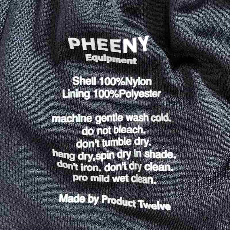 PHEENY / フィーニー Nylon taffeta short pants / ナイロンタフタショートパンツ / 総裏地