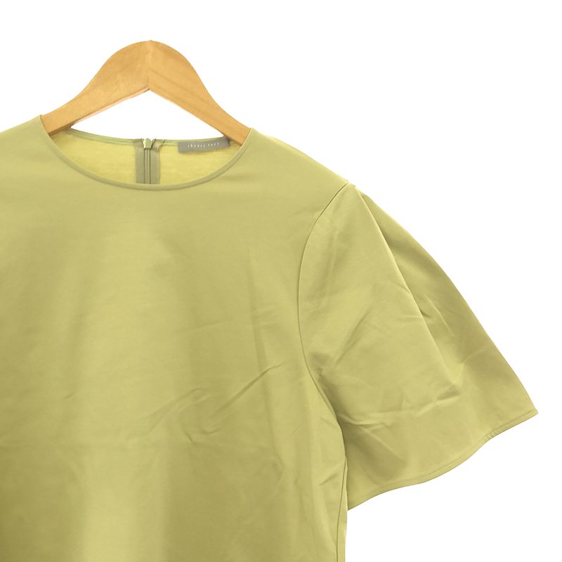 その他 Cotton Interlock Tria インバーテッドプリーツ フレアスリーブTシャツ