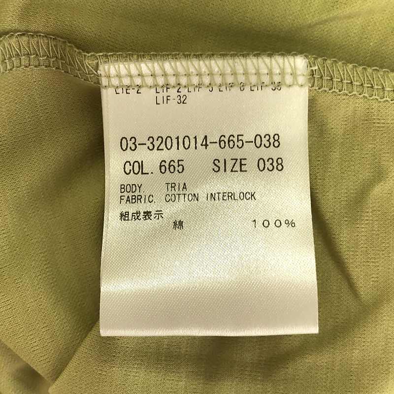 その他 Cotton Interlock Tria インバーテッドプリーツ フレアスリーブTシャツ