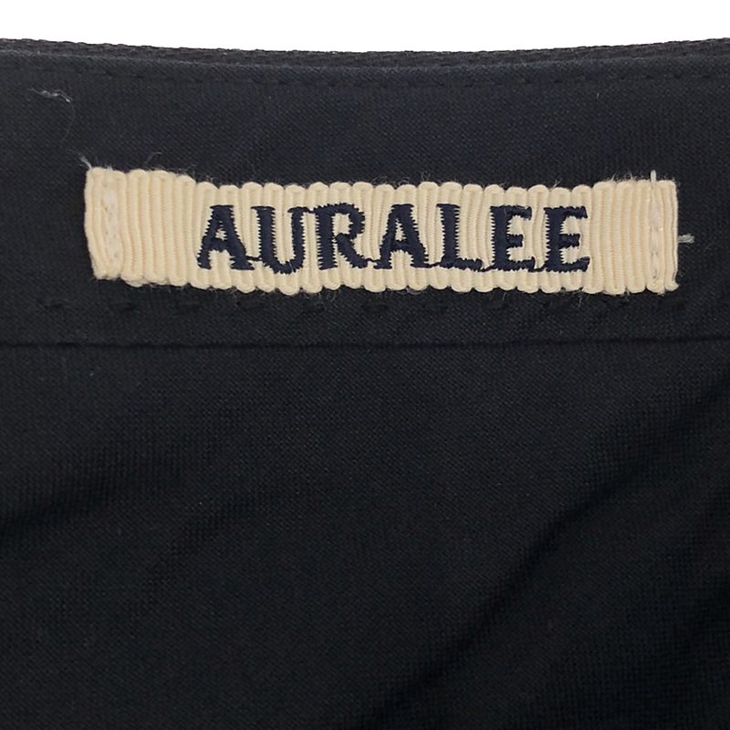 AURALEE / オーラリー HARD TWIST WOOL DOBBY SLIT SLACKS ウール ドビー織り スリット スラックス