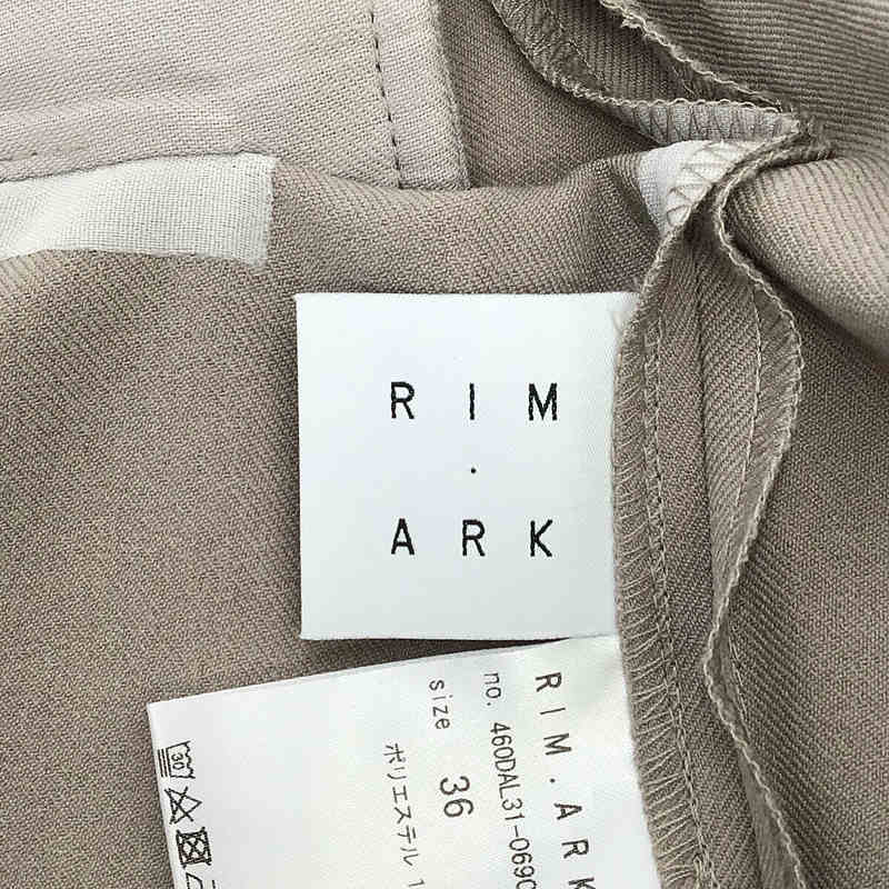 RIM.ARK / リムアーク Washable straight PT ウォッシャブル ストレートパンツ