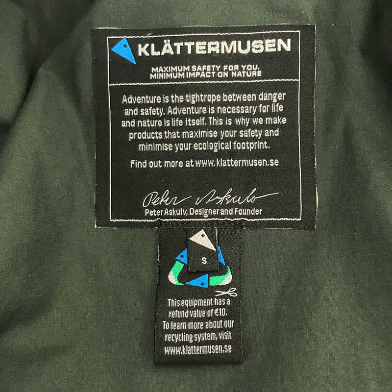 KLATTERMUSEN / クレッタルムーセン Rimfaxe Jacket リムファクセジャケット マウンテンパーカー