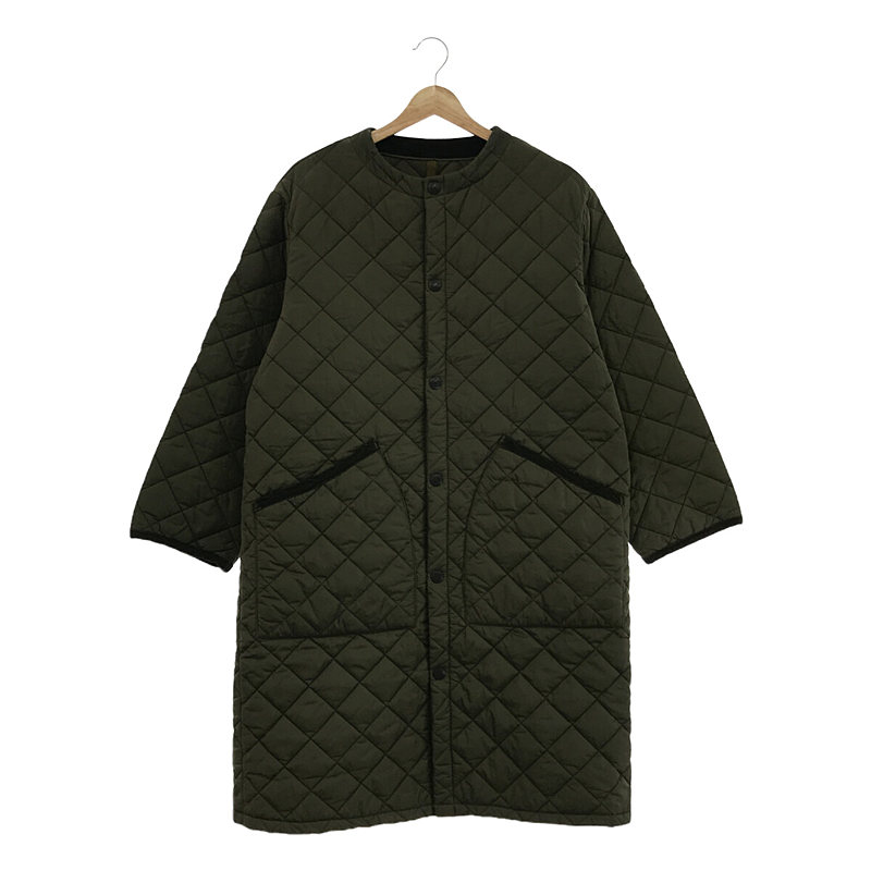 QUILTED NO COLLAR COAT ノーカラー コート