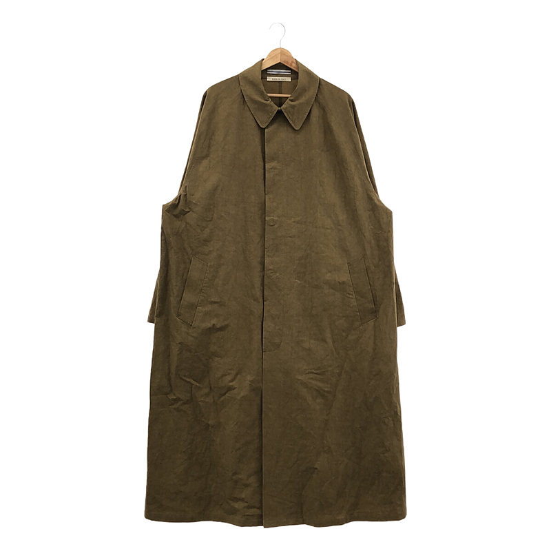 OVERSIZED TRENCH コットンリネン コート