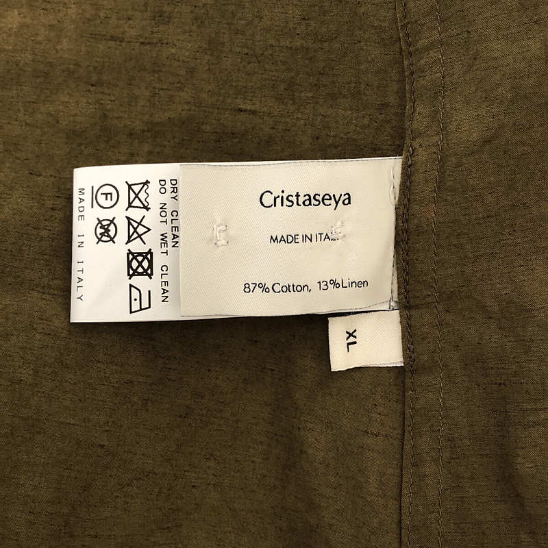 Cristaseya / クリスタセヤ OVERSIZED TRENCH コットンリネン コート