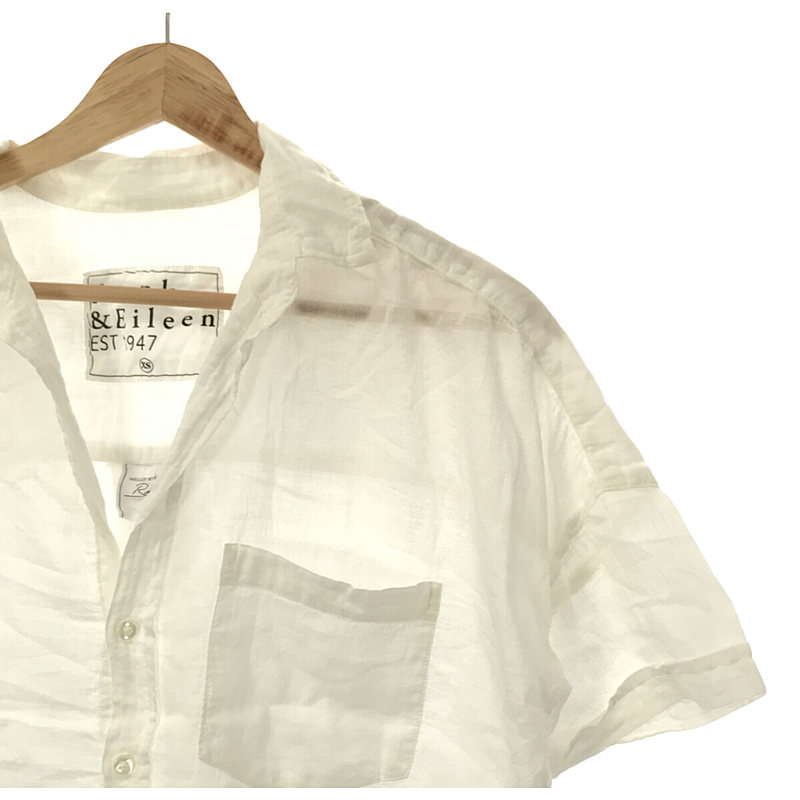Frank&Eileen / フランクアンドアイリーン ROSE VOILE コットンガーゼ 半袖シャツ