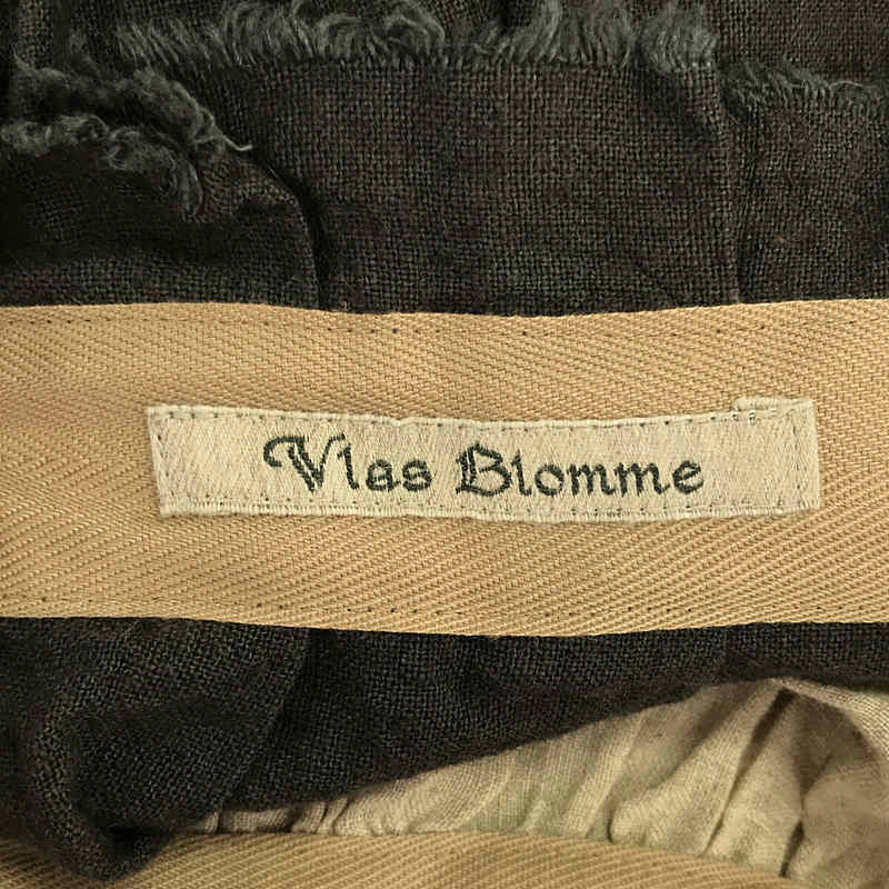 Vlas Blomme / ヴラスブラム 配色タックスカート